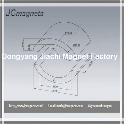 Arc Ferrite Magnets for EPS Motor