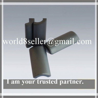 Permanent brittle and hard Ferrite Magnets ring , arc , cylindrical for Speaker