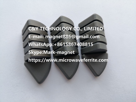 Curie Point Microwave Ferrites with Low Dielectric Loss Customizable Shape Spinel Composite