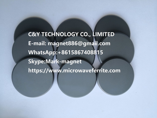 High Curie Point Microwave Ferrites Low Dielectric Loss Spinel Composite Custom Spin Wave Line