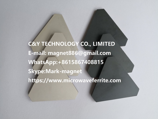 High Curie Point Microwave Ferrites Low Dielectric Loss Spinel Composite Custom Spin Wave Line