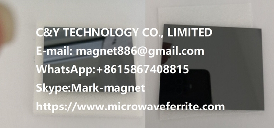 Temperature Stability Microwave Ferrites Low Dielectric Loss Garnet Ferrite Spinel 500C Curie Point