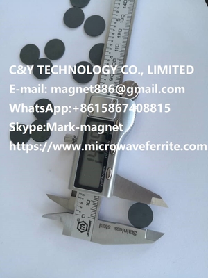 Curie Point 500C Microwave Ferrites Low Dielectric Loss Saturation Magnetization Broad Spin Wave Compatibility