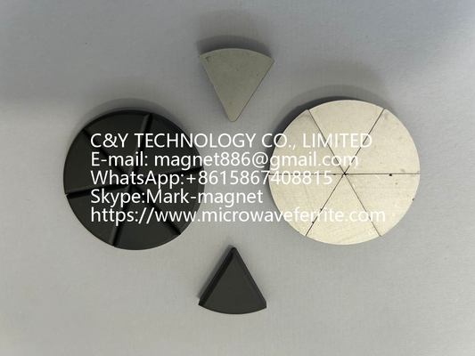 Customizable Microwave Ferrites with High Spin Wave Line Width and High Curie Point