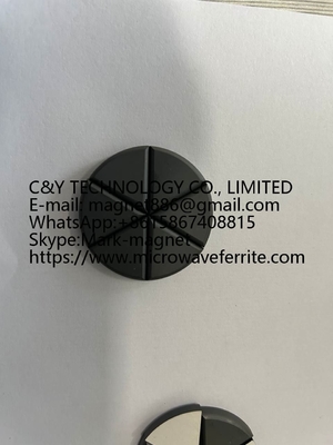 Customizable Microwave Ferrites with High Spin Wave Line Width and High Curie Point