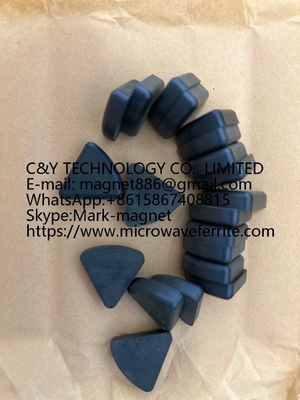 Customizable Microwave Ferrites with High Spin Wave Line Width and High Curie Point