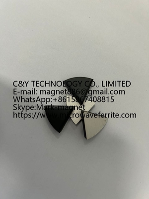 Customizable Microwave Ferrites with Saturation Magnetization