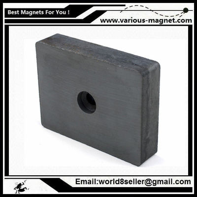 Size:F84X64X14/Ferrite block magnet for magnetic separator with high magnetic induction