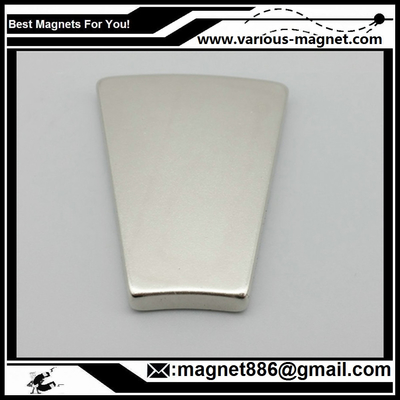 Neodymium Arc Magnet for Wind Turbine Alternator with N45UH ZN coating