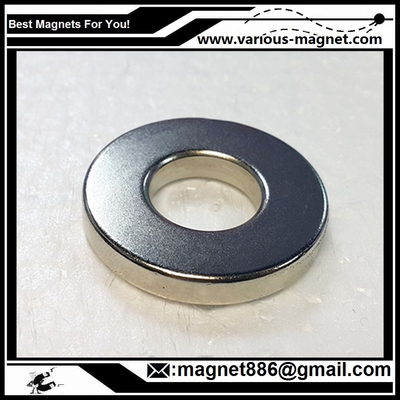 NdFeB Ring Magnet D34xd24xh10  N38 Coating Ni texture axial