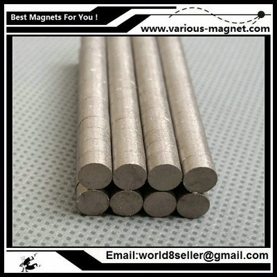 S30A SmCo Micro Magnet Diameter 5x3 mm Grade YXG30H 350 Degree C High Temperature Permanent Rare Earth Magnets