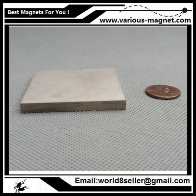 SmCo Magnet Block 40.5x40.5x5 mm YXG30H, 350degree C High Temperature Mortor Magnet Permanent Rare Earth Magnets for Bor
