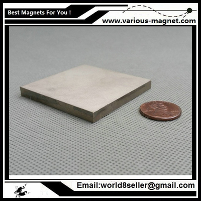 SmCo Magnet Block 40.5x40.5x5 mm YXG30H, 350degree C High Temperature Mortor Magnet Permanent Rare Earth Magnets for Bor
