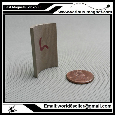 Motor S28G SmCo Segment Magnet YXG30H, 350degree C High Temperature Permanent Magnets Rare Earth Magnets for Borets
