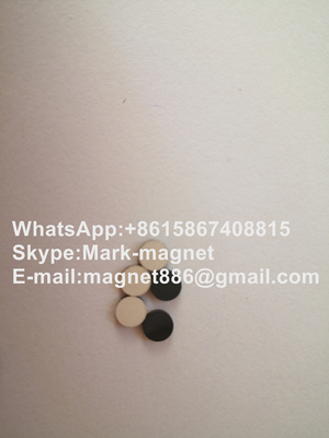 Spinel lithium-based microwave ferrite D4.85X0.9mm with silver coating for   coaxial, waveguide, microstrip devices