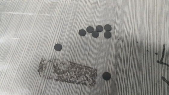 Spinal nickel gyramagnetic microwave ferrite power material  6.1(+/-0.02) * 0.95(+/-0.02)mm